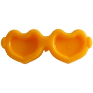 Lego brýle, světle oranžová ( 93080k BRIGHT LIGHT ORANGE)